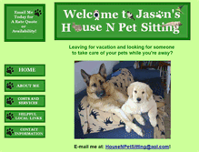 Tablet Screenshot of housenpetsitting.com